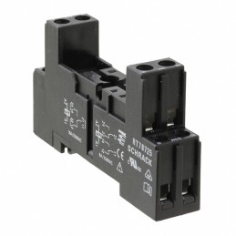 1 pcs : 1860306-1 - RELAY SOCKET 8 POSITION DIN RAIL