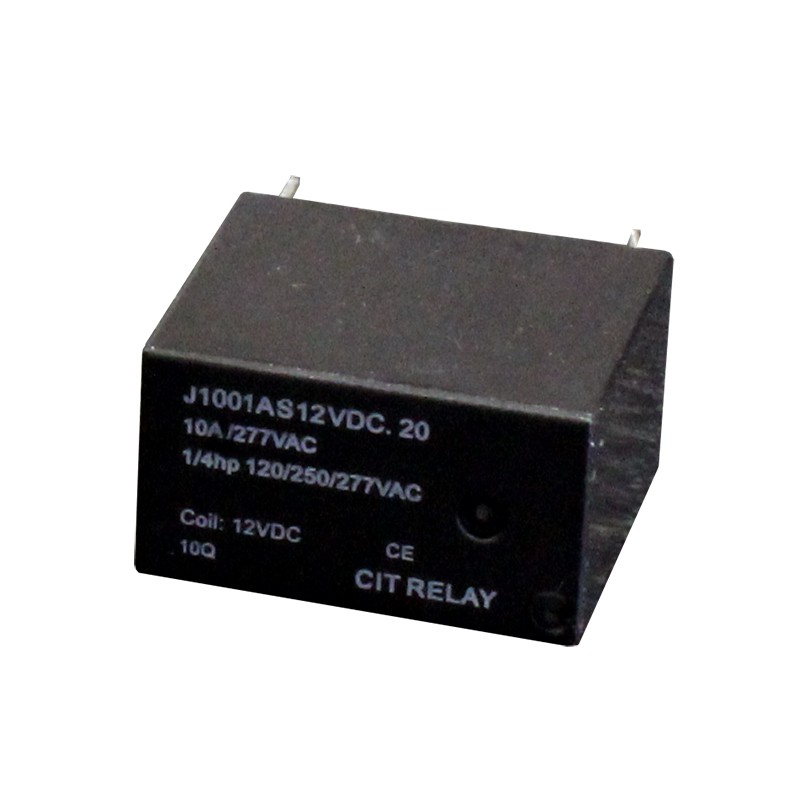 1 pcs : J1001AS12VDC.20 - RELAY GEN PURPOSE SPST 10A 12V