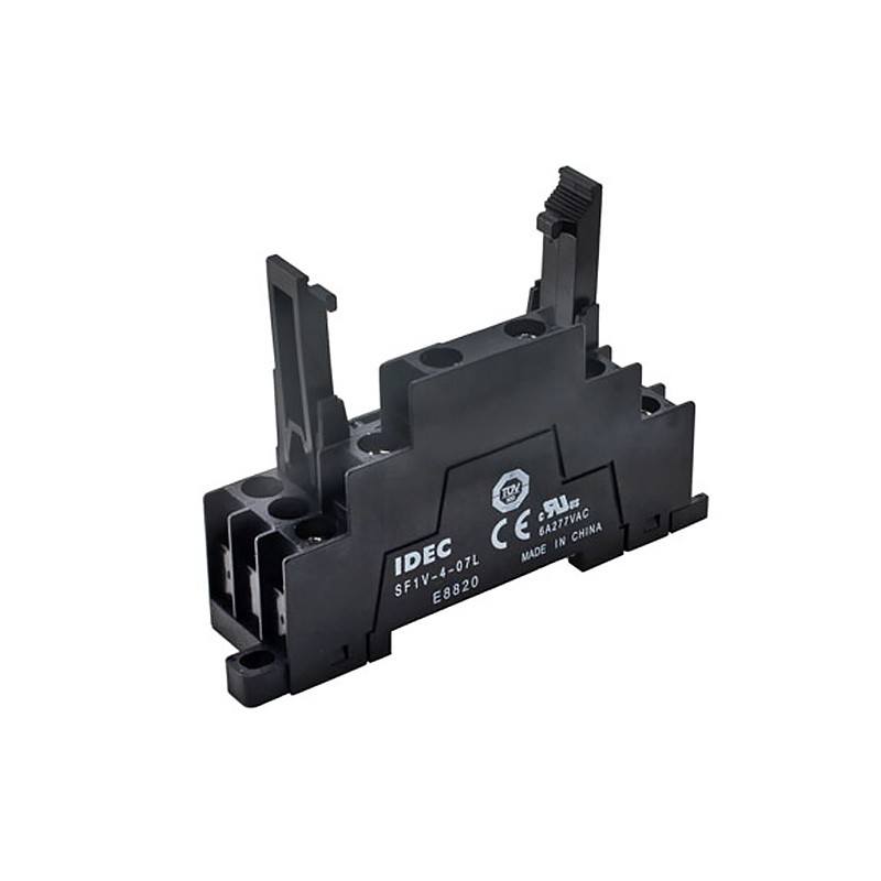 1 pcs : SF1V-4-07L - RELAY SOCKET 10 POS DIN RAIL