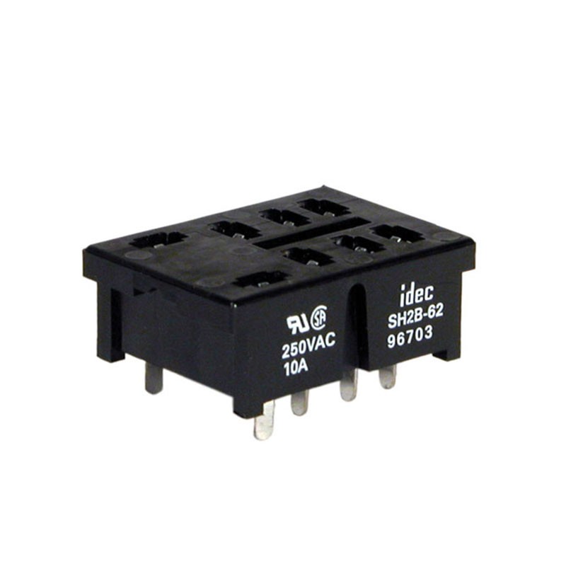 1 pcs : SH2B-62 - RELAY SOCKET 8 POS THROUGH HOLE