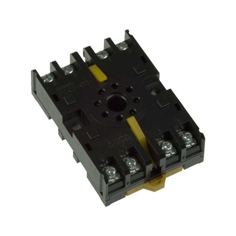 1 pcs : P2CF-08 - RELAY SOCKET 8 POSITION DIN RAIL