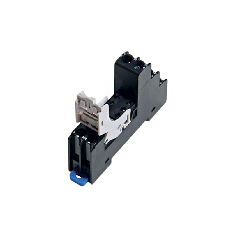 1 pcs : SJ1S-07LW - RELAY SOCKET 5 POSITION DIN RAIL