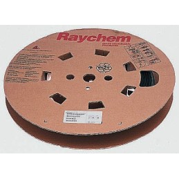 1 Reel of 121 - TE Connectivity Heat Shrink Tubing, Black 9.5mm Sleeve Dia. x 121m Length 2:1 Ratio, RNF-100 Series