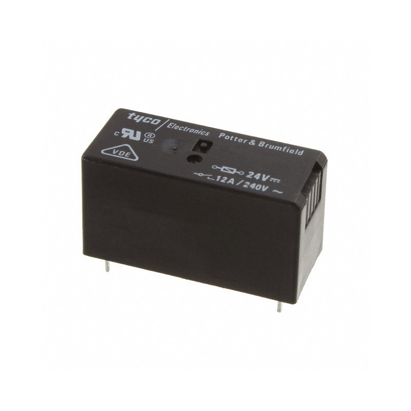 1 pcs : RT134024F - RELAY GEN PURPOSE SPST 12A 24V
