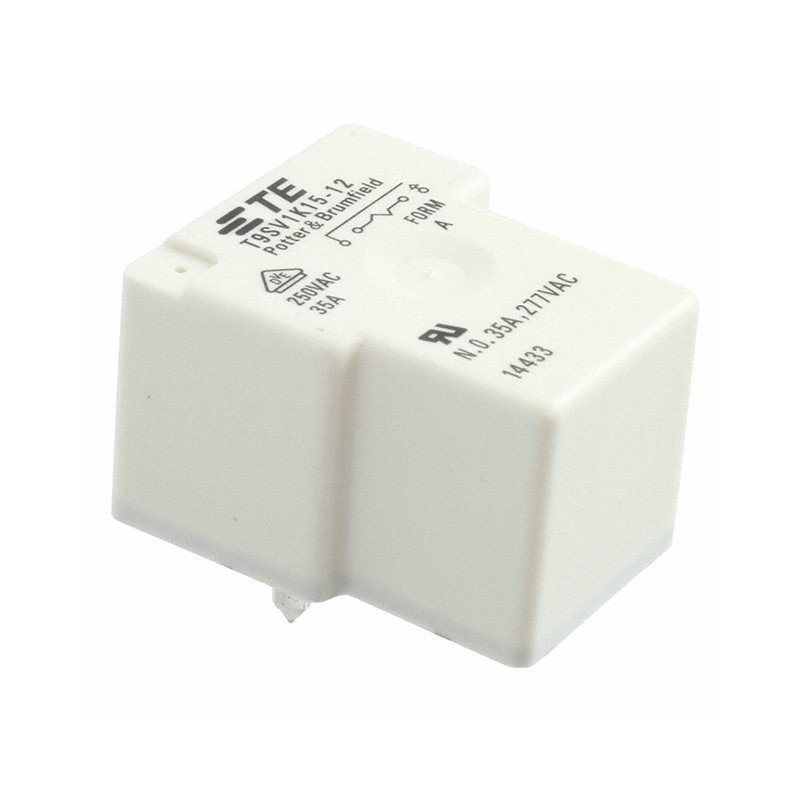 1 pcs : T9SV1K15-12 - RELAY GEN PURPOSE SPST 35A 12V