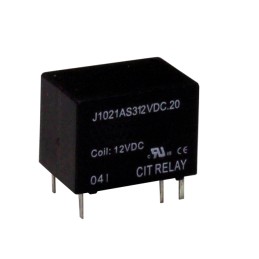 1 pcs : J1021AS312VDC.20 - RELAY GEN PURPOSE SPST 3A 12V