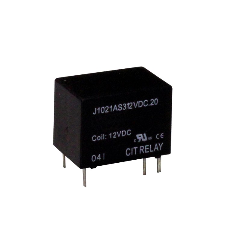 1 pcs : J1021AS312VDC.20 - RELAY GEN PURPOSE SPST 3A 12V
