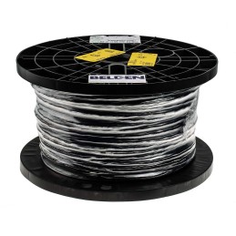 1 Reel of 152 M - Belden Twisted Pair Multicore Industrial Cable, 1 Pairs, 0.36 mm², 3 Cores, 22 AWG, Screened, 152m, Black Shea