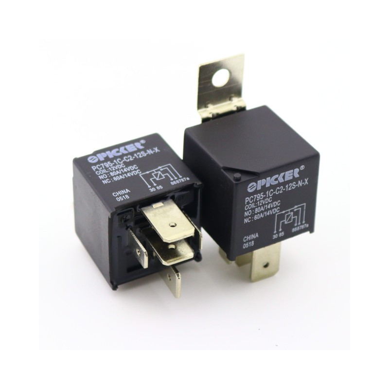 1 pcs : PC795-1C-C2-12S-N-X - RELAY AUTOMOTIVE SPDT 80A 12V