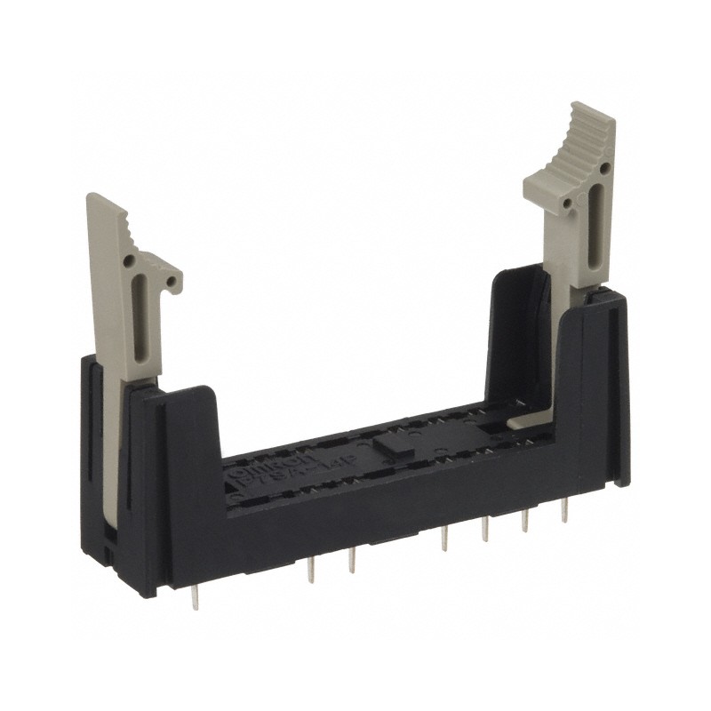 1 pcs : P7SA-14P - RELAY SOCKET 14 POS THROUGH HOLE