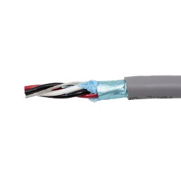 1 Reel of 152 M - Alpha Wire Twisted Pair Data Cable, 3 Pairs, 0.23 mm², 6 Cores, 24 AWG, Screened, 152m, Grey Sheath