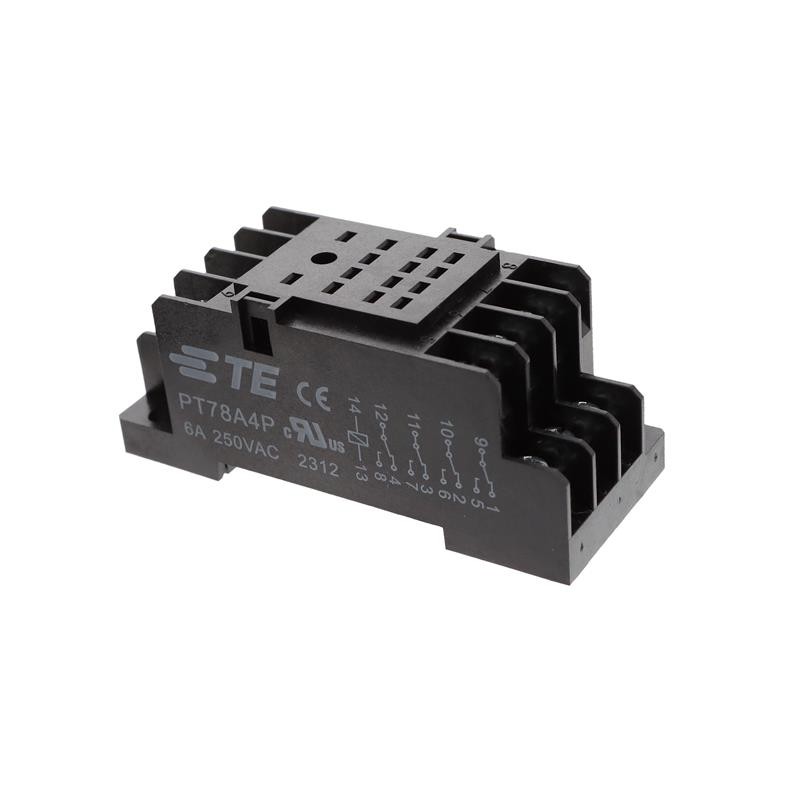1 pcs : PT78A4P - RELAY ACCESSORY, SOCKET & CLIP P
