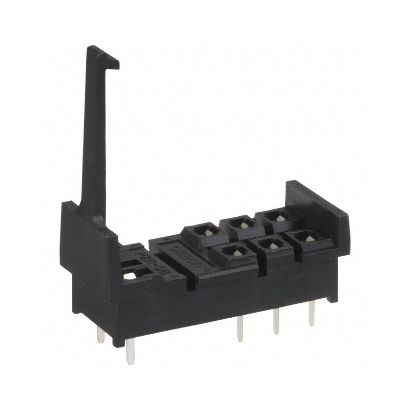 1 pcs : P2R-08P - RELAY SOCKET 8 POS THROUGH HOLE