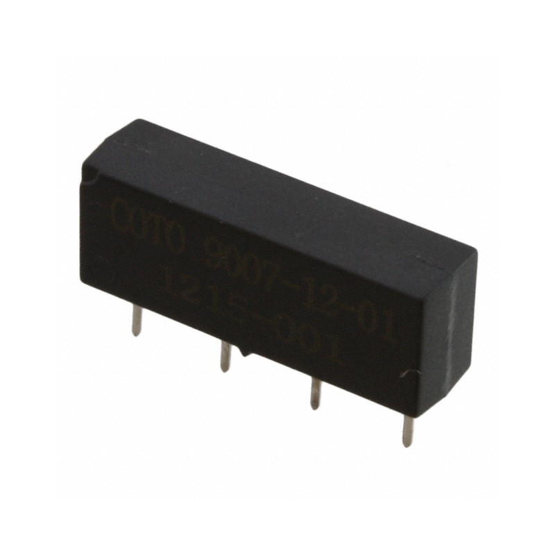 1 pcs : 9007-12-01 - RELAY REED SPST 500MA 12V