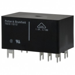 1 pcs : T92S11D12-12 - RELAY GEN PURPOSE DPDT 30A 12V
