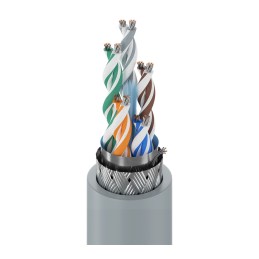 1 Reel of 152 M - Belden Twisted Pair Data Cable, 5 Pairs, 0.22 mm², 10 Cores, 24 AWG, Screened, 152m, Chrome Sheath