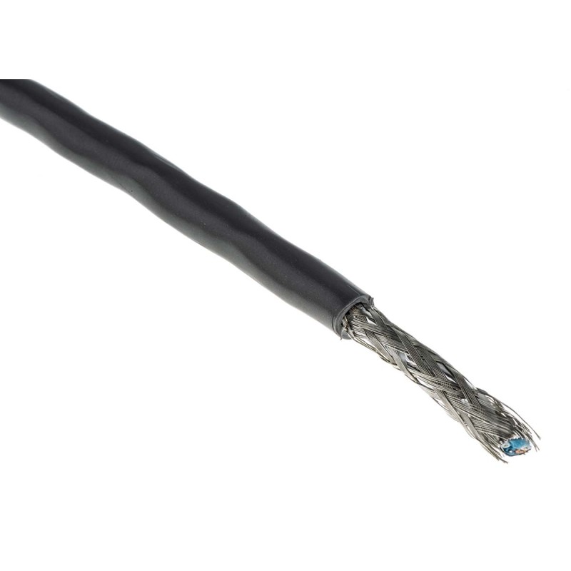 1 Reel of 152 M - Belden Twisted Pair Data Cable, 2 Pairs, 0.07 mm², 4 Cores, 28 AWG, Screened, 152m, Chrome Sheath