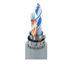 1 Reel of 152 M - Belden Twisted Pair Data Cable, 2 Pairs, 0.07 mm², 4 Cores, 28 AWG, Screened, 152m, Chrome Sheath