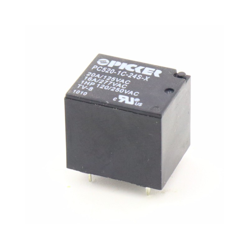1 pcs : PC520-1C-24S-X - RELAY GEN PURPOSE SPDT 20A 24V