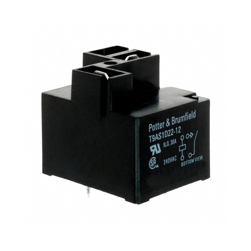 1 pcs : T9AS1D22-5 - RELAY GEN PURPOSE SPST 30A 5V