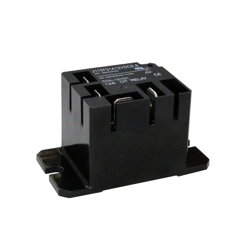 1 pcs : J115F31A12VDCS.9 - RELAY GEN PURPOSE SPST 40A 12V