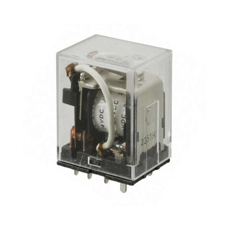 1 pcs : LY2-0-DC24 - RELAY GEN PURPOSE DPDT 10A 24V