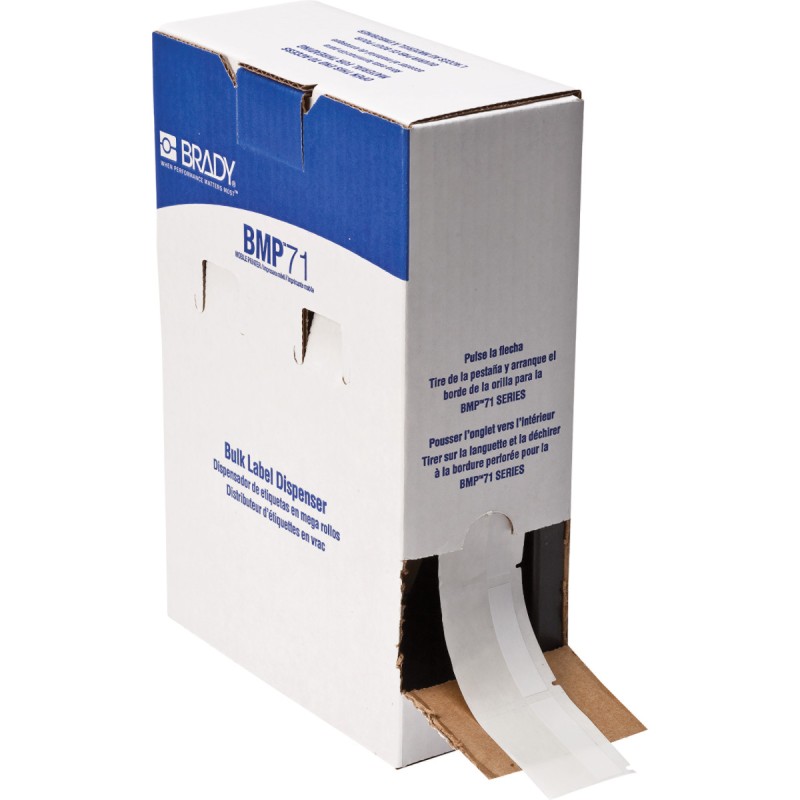 1 Box of 1000 - Brady Label Printer Ribbon for use with BMP61, BMP71, Labels for M610, M611, M710 Printers