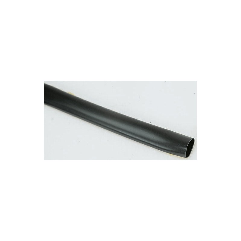 1 Reel of 30 M - Alpha Wire PVC Black Cable Sleeve, 1.63mm Diameter, 30m Length