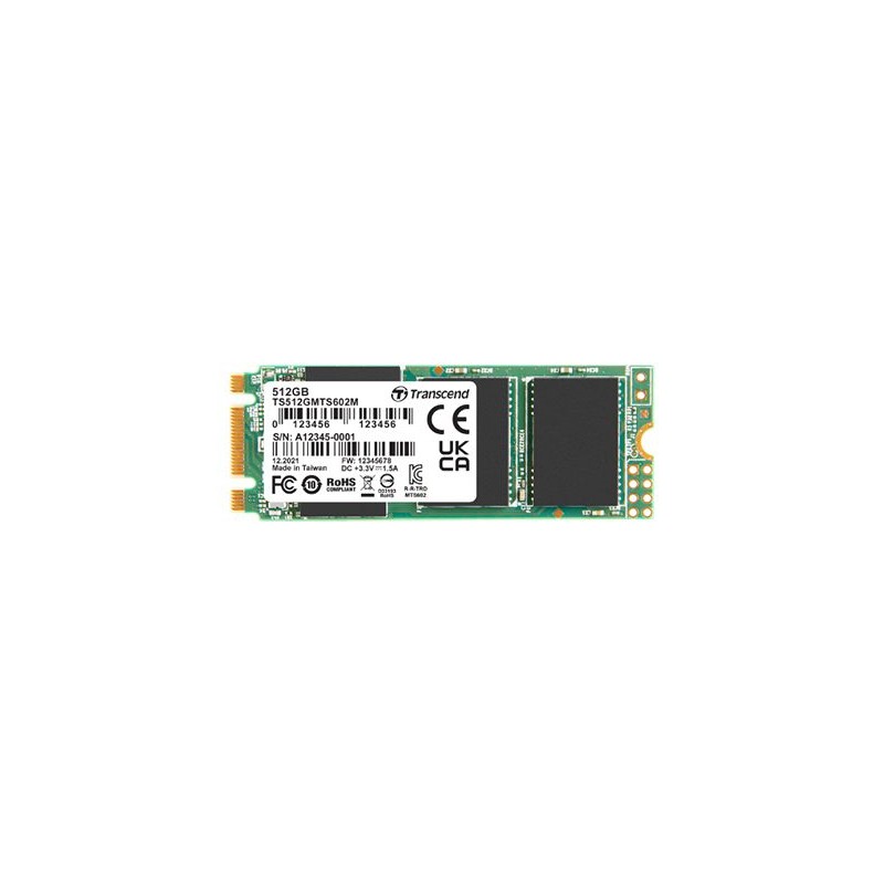 1 pcs - Transcend MTS602M M.2 512 GB Internal SSD Drive