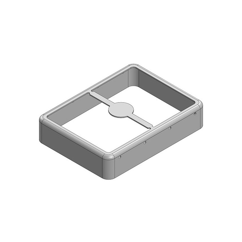 1 pcs - Masach Tech Tin Plated Steel Shielding Cage Seamless Frame, 54.8 x 40.8 x 11mm