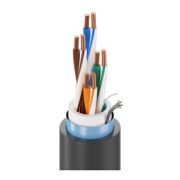 1 Reel of 305 M - Belden Cat6 Ethernet Cable, F/UTP, Black PVC Sheath, 305m