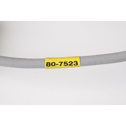 1 Box of 750 - Brady B-342 PermaSleeve Yellow Heatshrink Labels, 50.8mm Width, 8.51mm Height, 1 per Row, 750Per Roll Qty