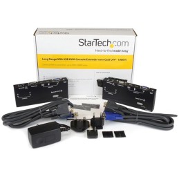 1 pcs - StarTech.com 1 USB VGA over CATx KVM Extender, 300m