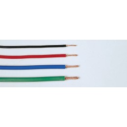 1 Reel of 5 M - Hew Heinz Eilentropp SIFF Series Blue 0.52 mm² Hook Up Wire, 20 AWG, 270/0.05 mm, 5m, Silicone Insulation