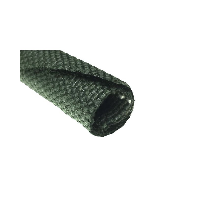 1 Reel of 50 M - Tenneco Expandable Braided Nomex, PPS Green Protective Sleeving, 8mm Diameter, 150m Length, 2000 NX Series