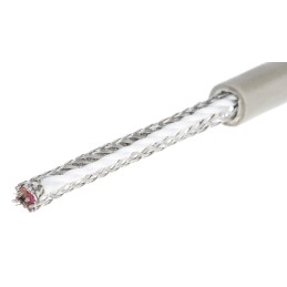 1 Reel of 50 M - Alpha Wire Multicore Data Cable, 0.23 mm², 4 Cores, 24 AWG, Screened, 50m, Grey Sheath