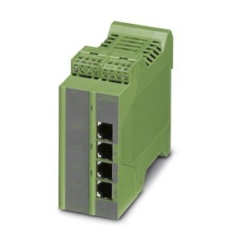 1 pcs - Phoenix Contact FL PSE 2TX Series DIN Rail Mount Ethernet Switch, 4 RJ45 Ports, 100Mbit/s Transmission, 24V dc