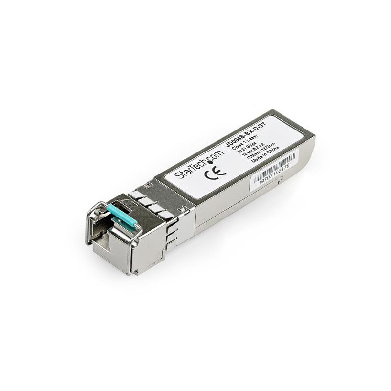 1 pcs - StarTech.com HPE Compatible LC Single Mode SFP Transceiver Module, Full Duplex, 10000Mbit/s