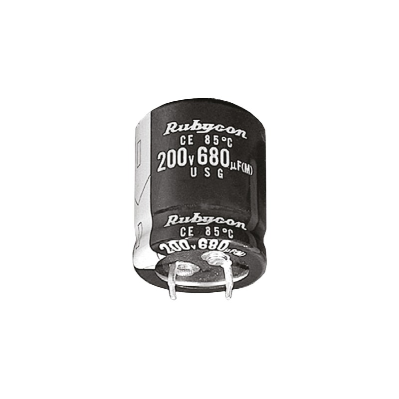 1 pcs - Rubycon 2200μF Aluminium Electrolytic Capacitor 200V dc, Snap-In - 200USG2200MEFCSN35X40