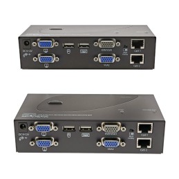 1 pcs - StarTech.com Dual Monitor USB VGA over CATx KVM Extender, 200m