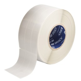 1 Reel of 3000 - Brady B-427 Self-laminating Vinyl on White/Transparent Cable Labels, 95.25mm Label Length