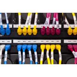 1 Reel of 3000 - Brady B-427 Self-laminating Vinyl on White/Transparent Cable Labels, 95.25mm Label Length