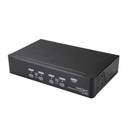 1 pcs - StarTech.com 4 Port USB DisplayPort KVM Switch, 3.5 mm Stereo 3840 x 2160 Maximum Resolution