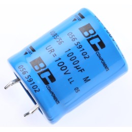 1 pcs - Vishay 1000μF Aluminium Electrolytic Capacitor 100V dc, Snap-In - MAL205659102E3