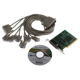 1 pcs - Brainboxes 8 Port PCI RS232 Serial Card