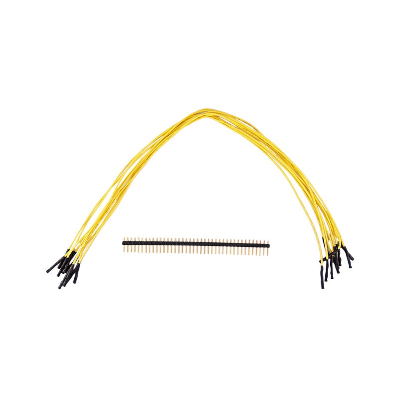 1 pcs : 920-0141-01 - 10 PACK 12' YELLOW FEMALE WITH 4