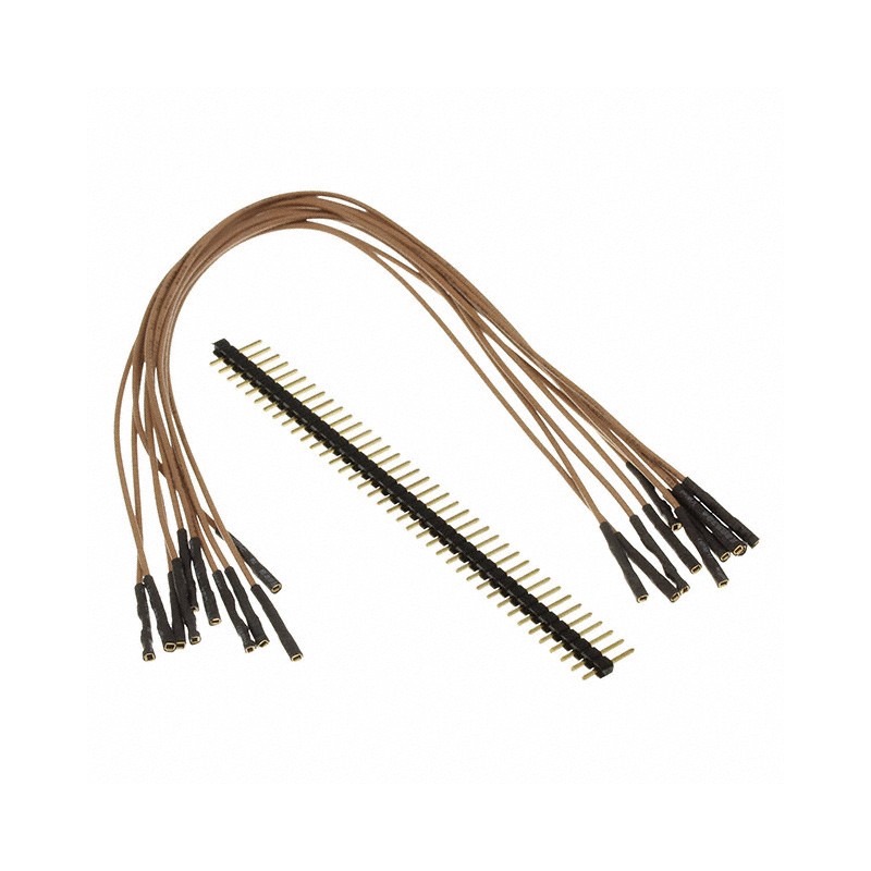 1 pcs : 920-0190-01 - QTY. 10 9' BROWN FEMALE JUMPERS