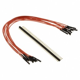 1 pcs : 920-0188-01 - QTY. 10 9' ORANGE FEMALE JUMPERS