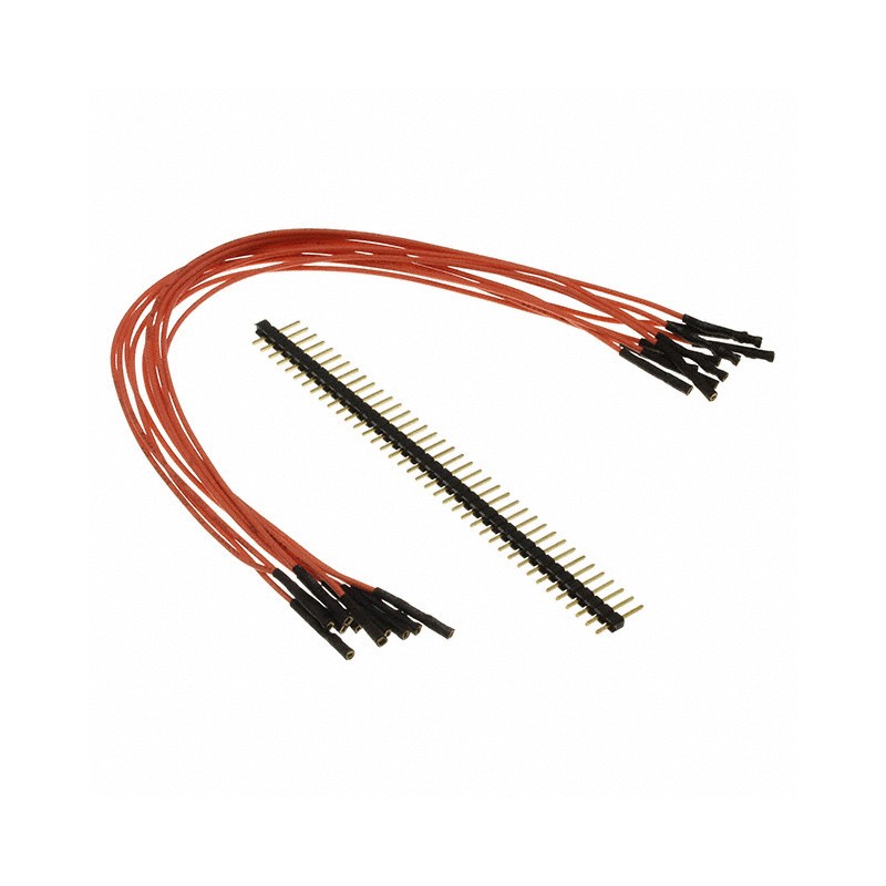 1 pcs : 920-0188-01 - QTY. 10 9' ORANGE FEMALE JUMPERS