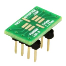 1 pcs : PA0098 - LGA-8 TO DIP-8 SMT ADAPTER